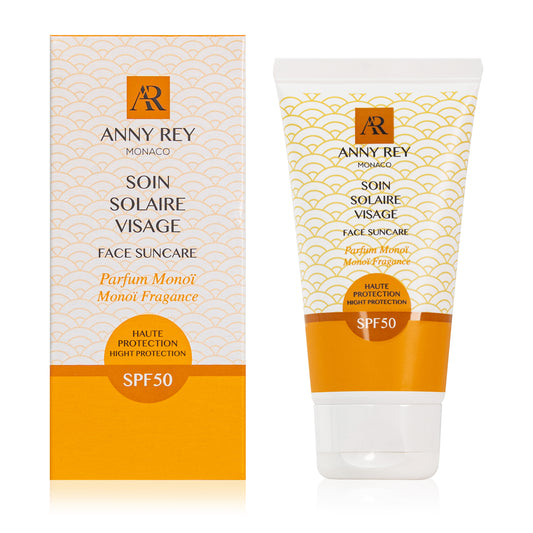 ANNY REY Soin Solaire Visage  SPF50 Face Sun Care Cream, 50 ml