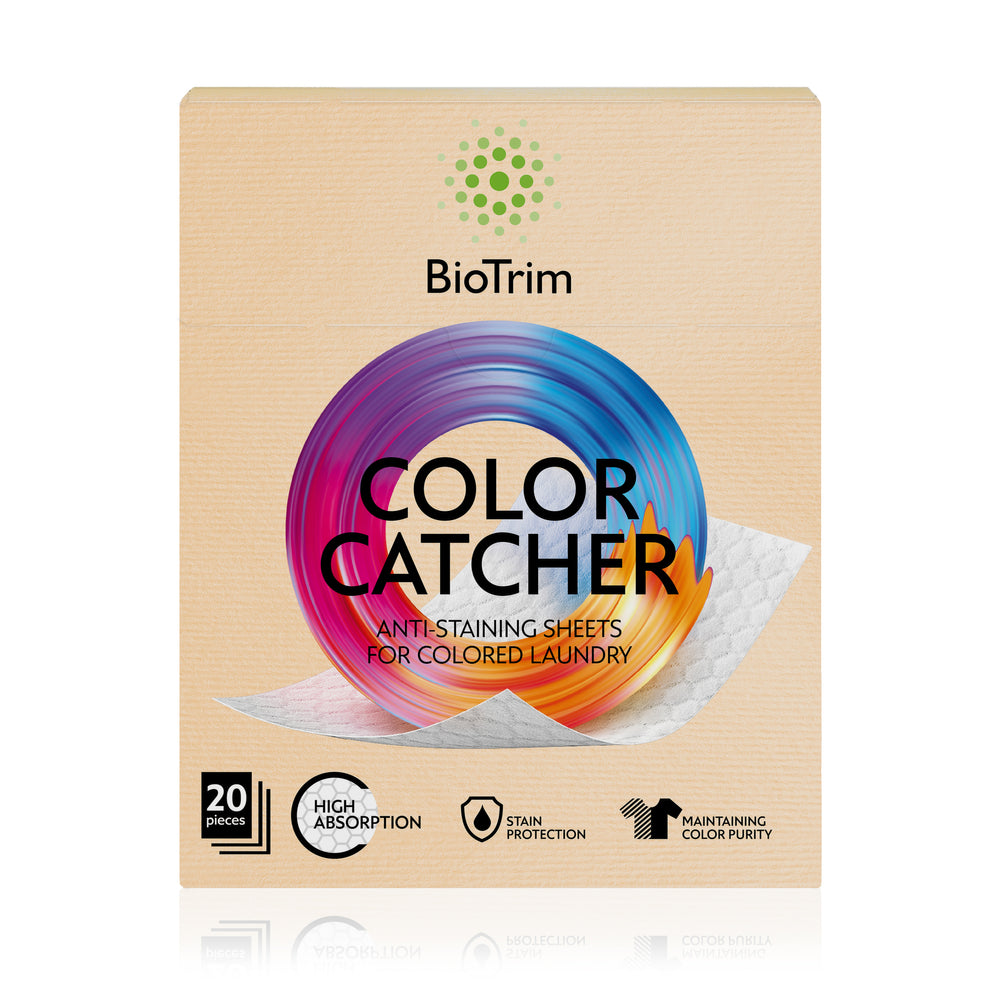 BioTrim Color Catcher Anti-Staining Wipes for Colored Laundry, 20 pcs