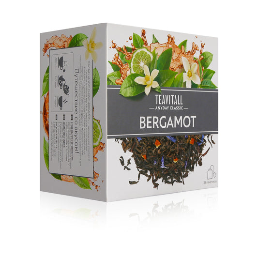 Bergamot Black Tea, 38 filter packs | TEAVITALL ANYDAY CLASSIC