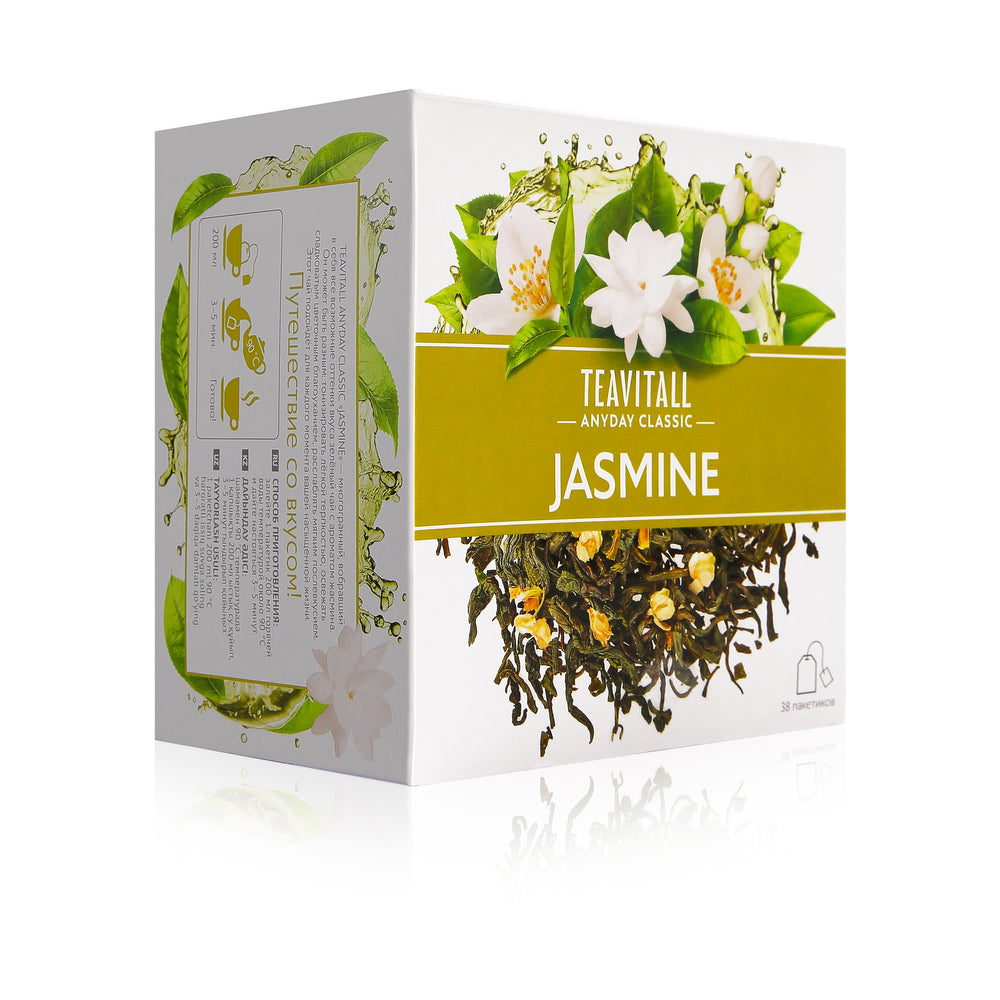 Jasmine green tea, 38 filter packs | TEAVITALL ANYDAY CLASSIC