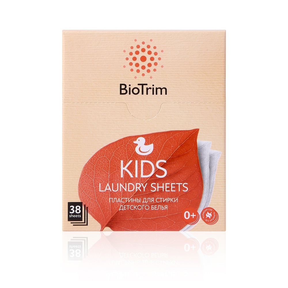 BioTrim KIDS Laundry sheets for children’s clothes, 38 pcs