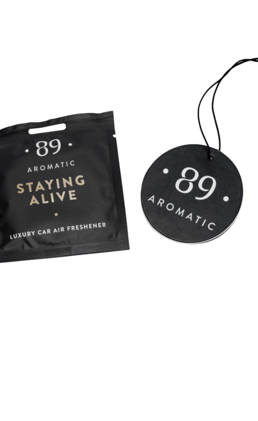 Hanging Paper Air Freshener Staying Alive (Elite)