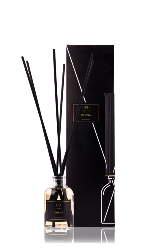 Home fragrance with sticks Ohena 50 ml (Gold)