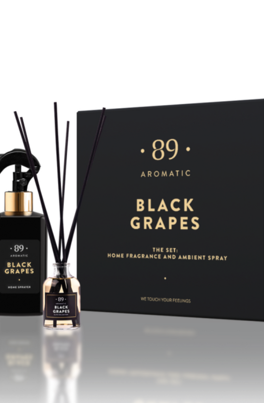 SET: Home Fragrance & Ambient Spray "Black Grapes"