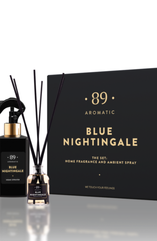 SET: Home Fragrance & Ambient Spray "Blue Nightingale"