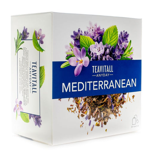 Tea Drink, 38 tea bags | TeaVitall Anyday “Mediterranean”