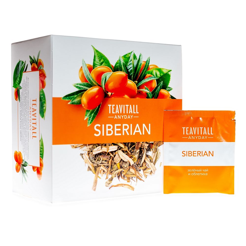 Arbata, 38 arbatos pakeliai | TeaVitall Anyday "Siberian"