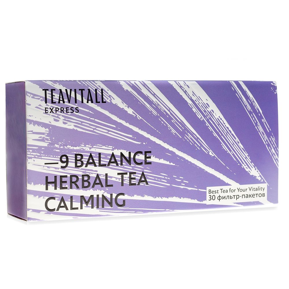 Arbata, 30 arbatos pakelių | TeaVitall Express Balance Soothing