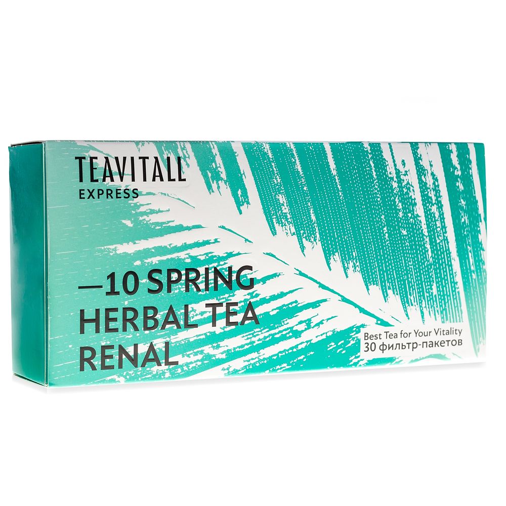 Arbata, 30 arbatos pakelių | TeaVitall Express Spring 10 Kidney