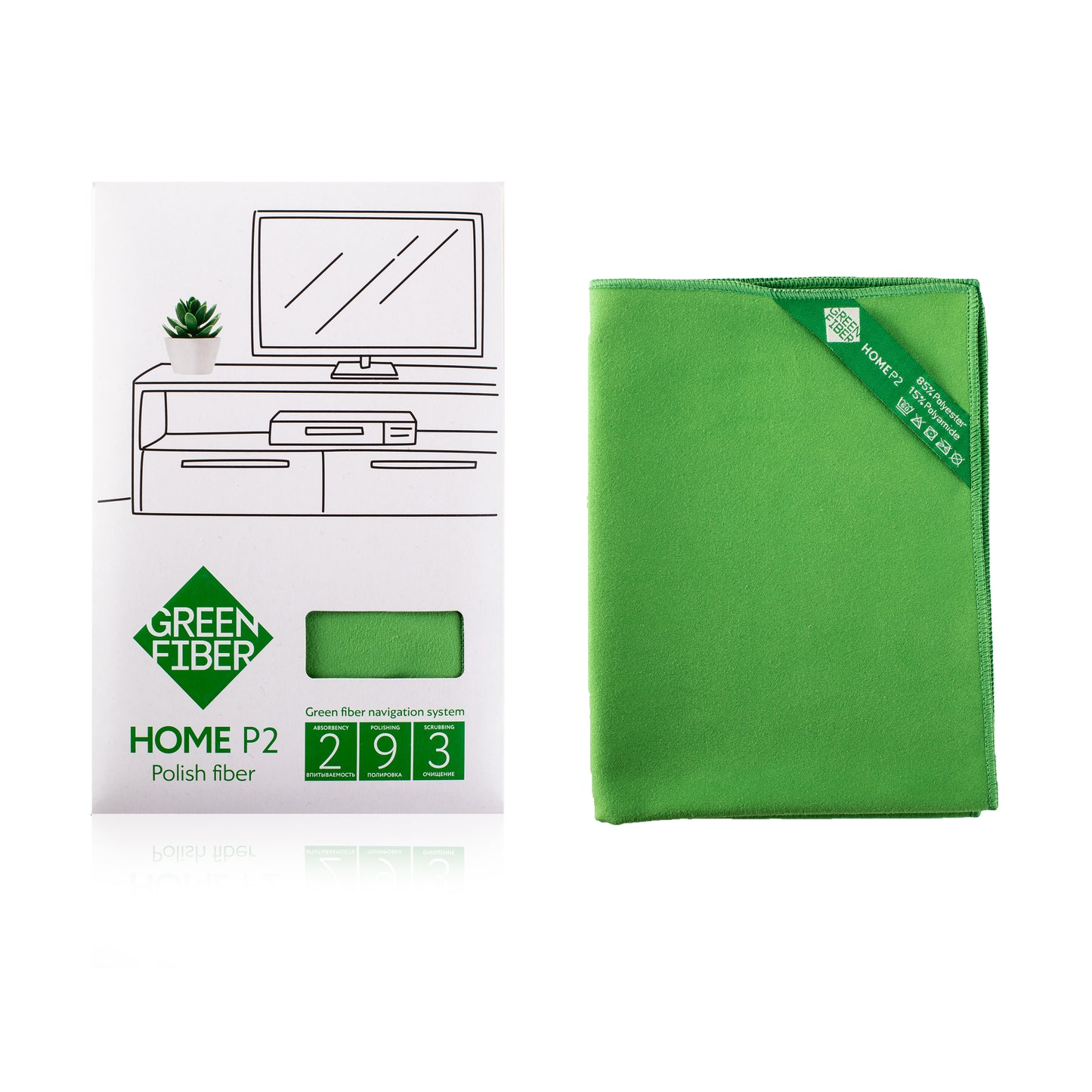 HOME P2 Polishing fiber | Green Fiber