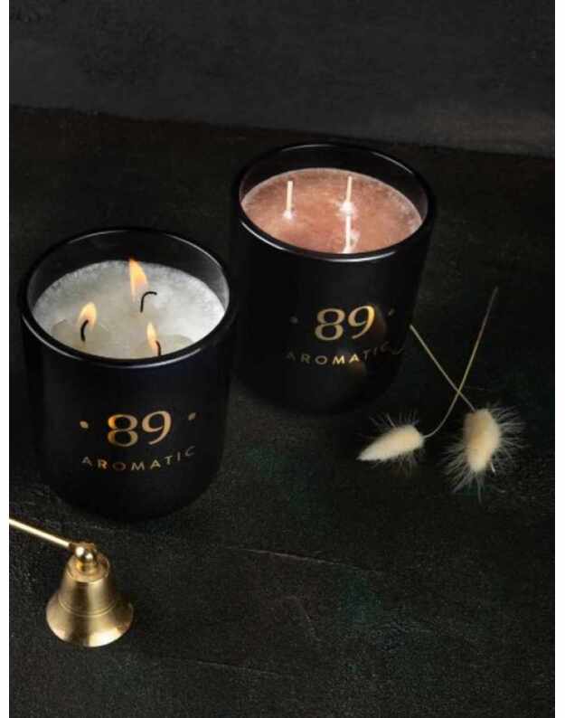 Palm Wax Candle (in a glass jar) "Dore"