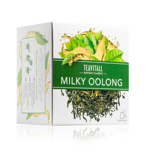 “Milky Oolong” Green tea, 38 filter tea bags | TEAVITALL CLASSIC