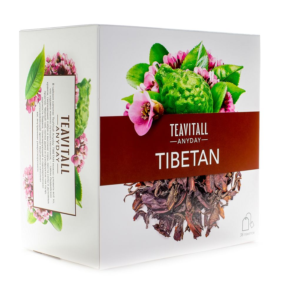 Tibetan Tea, 38 tea bags | TeaVitall Anyday