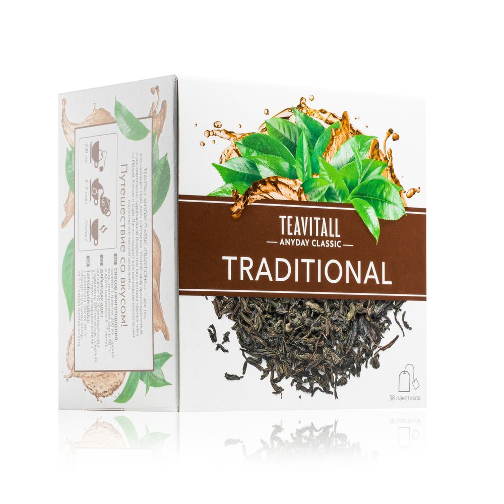 “Traditional” Black tea, 38 filter tea bags | TEAVITALL CLASSIC