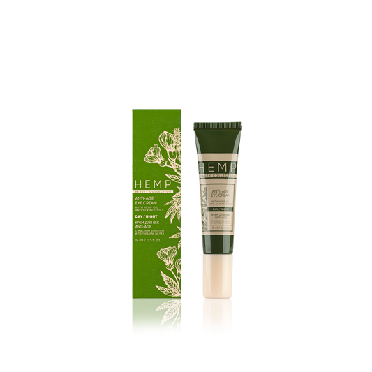 HEMP Anti-age Eyelid Cream with hemp oil and silk peptides, 15 ml